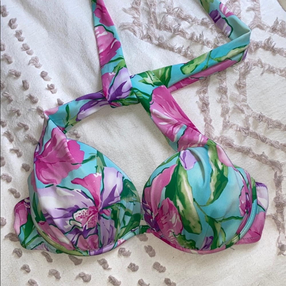 VENUS Floral Padded Bikini Top